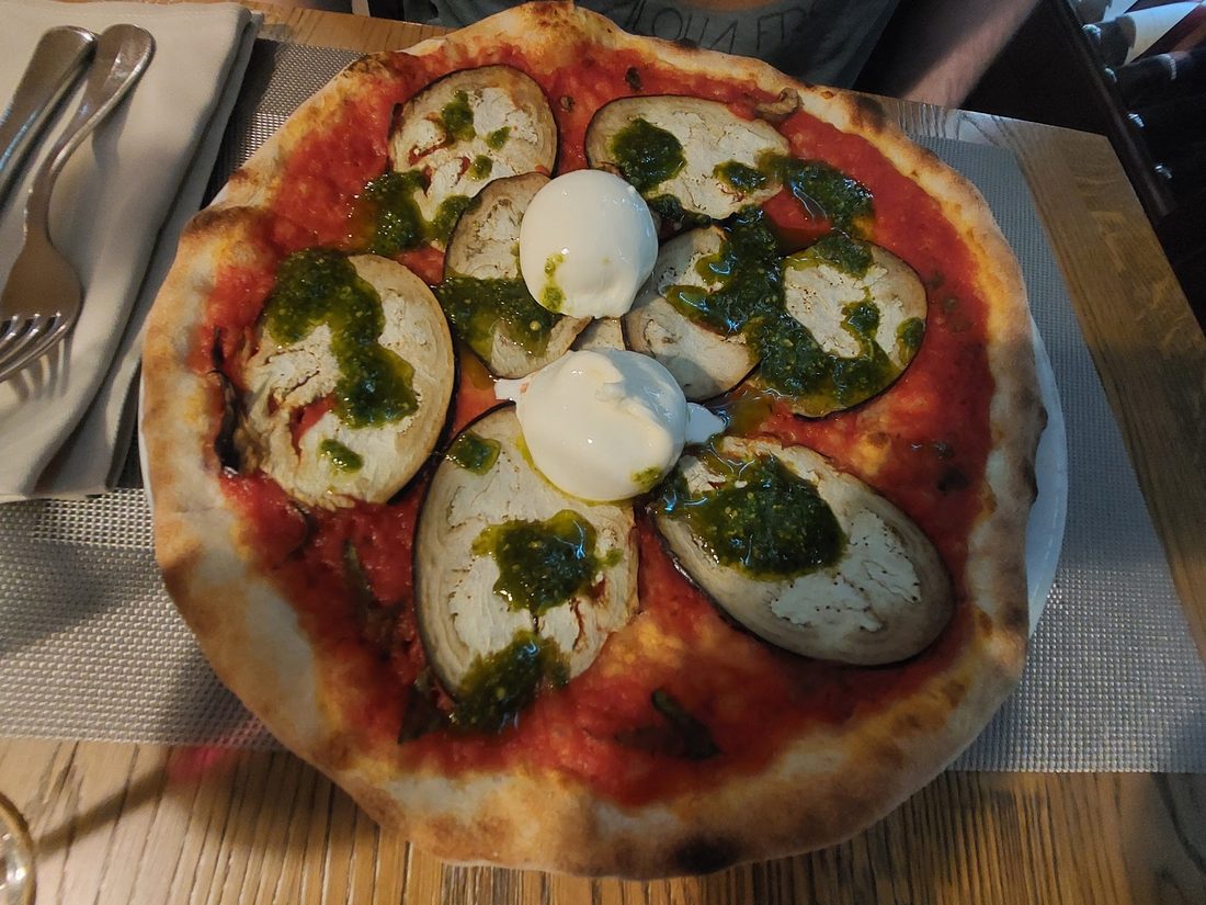 Pizza burrata et pesto de La Molisana