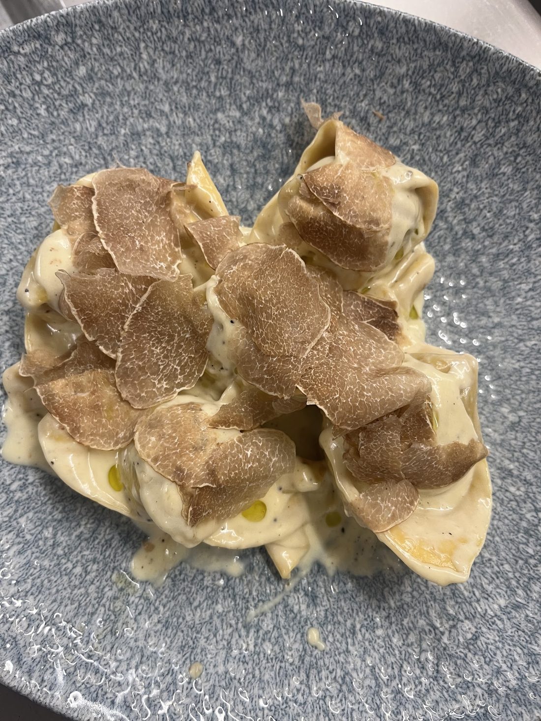 Tortelloni à la crème de truffe